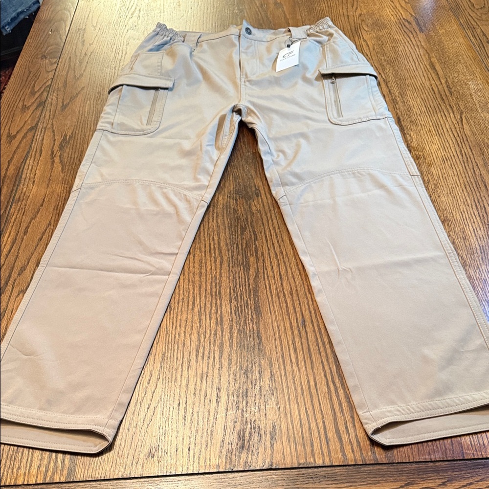 Men’s FlexCamo Tactical utility Hiking Pants Water Resistant Cargo Pants NW - Picture 2 of 14